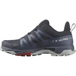 Salomon Men's X Ultra 4 GTX Hiking Shoes Carbon/Bering Sea/Pearl Blue