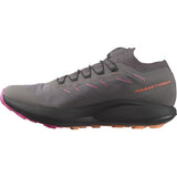 Salomon Men's Pulsar Trail 2 /Pro Trail Running Shoes Plum Kitten/Black/Pink Glo
