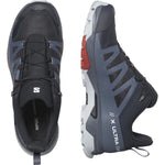 Salomon Men's X Ultra 4 GTX Hiking Shoes Carbon/Bering Sea/Pearl Blue