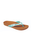 Reef Women Cushion Court Toe-Post Palms