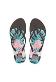 Reef Women Reef Seaside Prints Toe-Post Pink Hibiscus