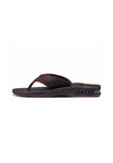 Reef Men Leather Fanning Toe-Post Sandal Dark Brown Toe-Post