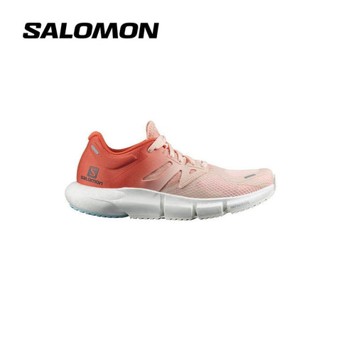 Salomon Women's Predict 2 Road Running Shoes Peachy Keen/Mecca Orange/Crystal Blue