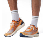 Salomon Men's Sonic 5 Balance Running Shoes Bleached Sand/Blazing Orange