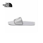 The North Face Women's Base Camp Metallic  Slide III Metallic Silver/TNF White