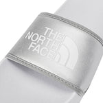 The North Face Women's Base Camp Metallic  Slide III Metallic Silver/TNF White
