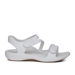 Aetrex Women's Jillian Sport Sandal White Matte