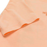 The North Face Women's Foundation Graphic Short Sleeve T-Shirt Apricot Ice