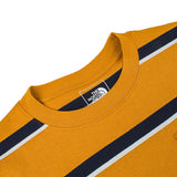 The North Face Men's Stripe Short Sleeve T-Shirt Citrine Yellow