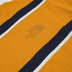 The North Face Men's Stripe Short Sleeve T-Shirt Citrine Yellow