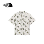 The North Face Men's Valley Easy Short Sleeve Shirt Gardenia White Halfie Print