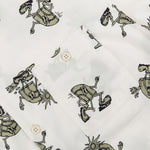 The North Face Men's Valley Easy Short Sleeve Shirt Gardenia White Halfie Print