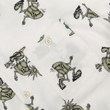 The North Face Men's Valley Easy Short Sleeve Shirt Gardenia White Halfie Print