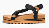 Reef Cushion Rem Hi Women Sandal Black/Tan