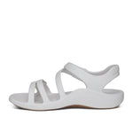 Aetrex Women's Jillian Sport Sandal White Matte
