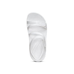 Aetrex Women's Jillian Sport Sandal White Matte