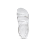 Aetrex Women's Jillian Sport Sandal White Matte